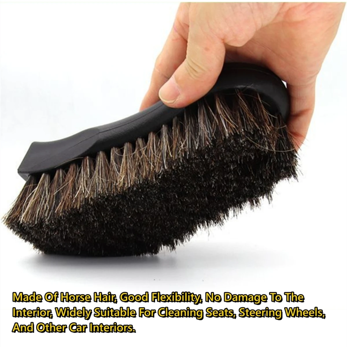 แปรงทำความสะอาดหนังแท้จากขนม้า - Leather Cleaner Interior บทวิจารณ์และราคา